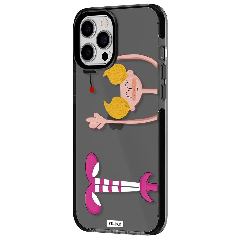 Dee Dee Apple iPhone 12 pro max impact Smoke Black Case