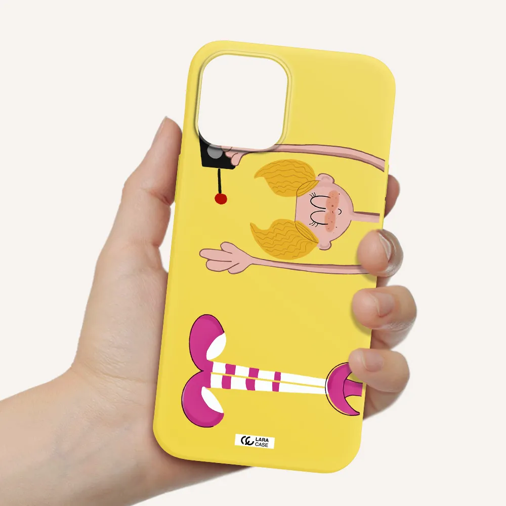 Dee Dee Apple iPhone 12 pro max Silicone canary yellow Case