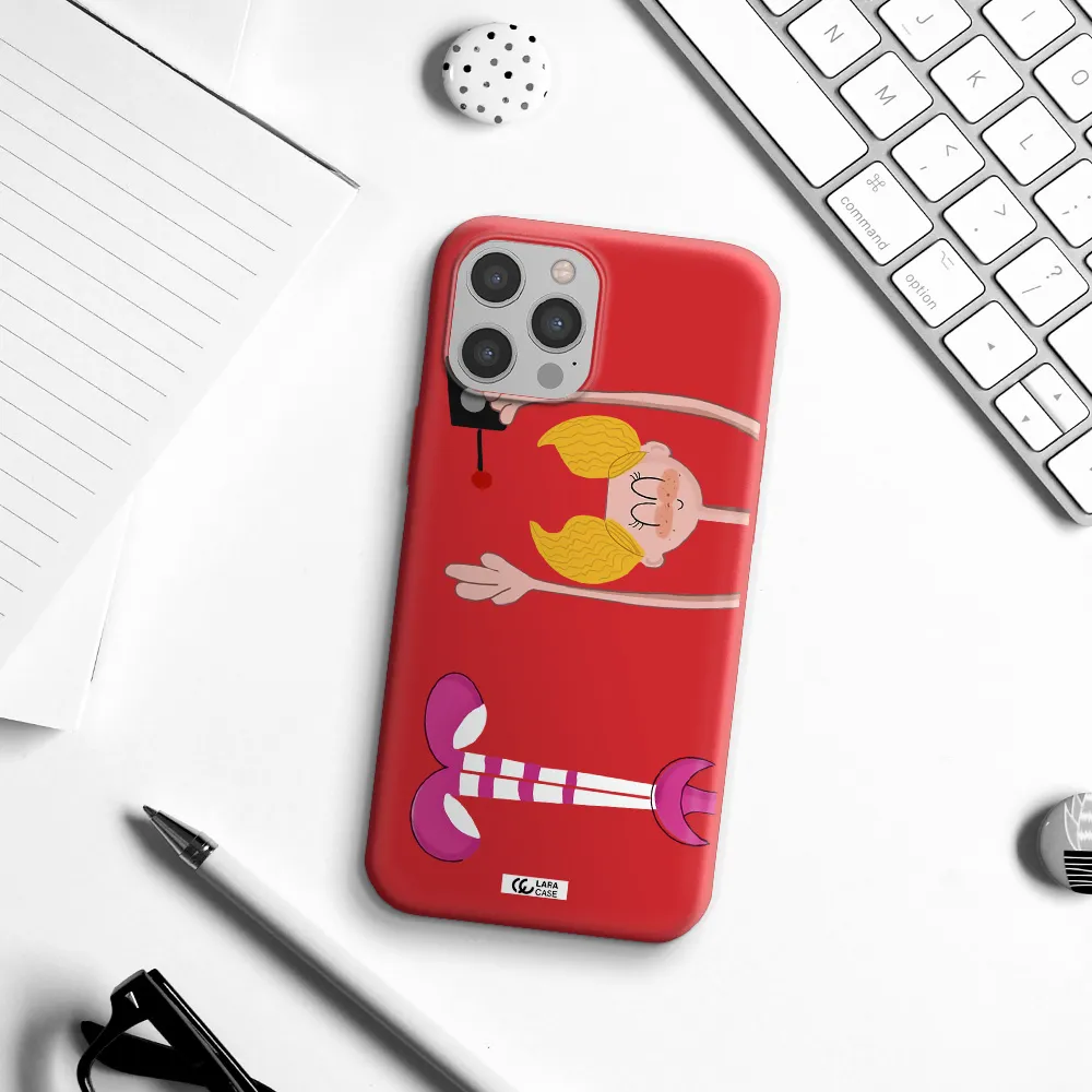 Dee Dee Apple iPhone 12 pro Silicone Imperial Red Case