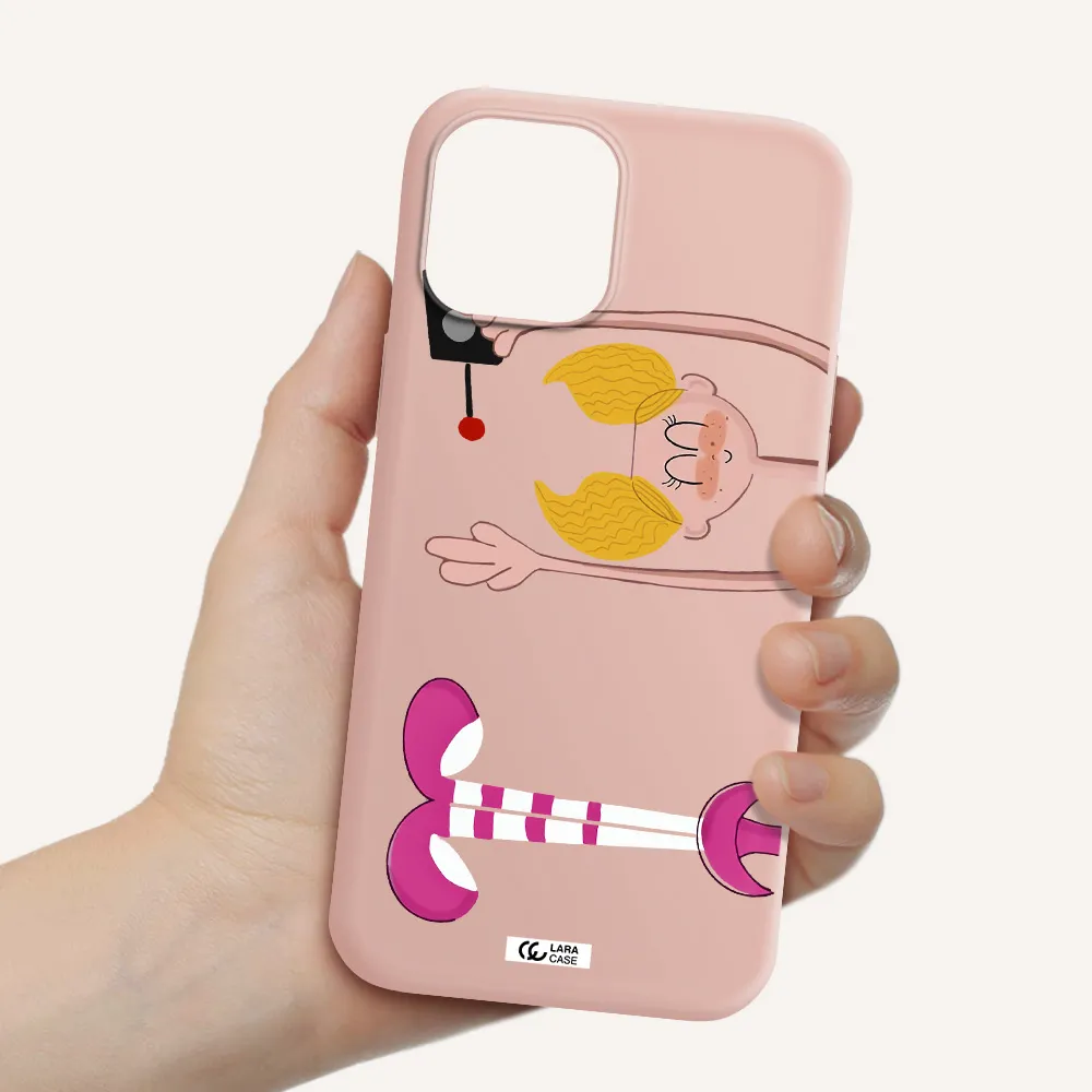 Dee Dee Apple iPhone 12 pro Silicone pastel pink Case