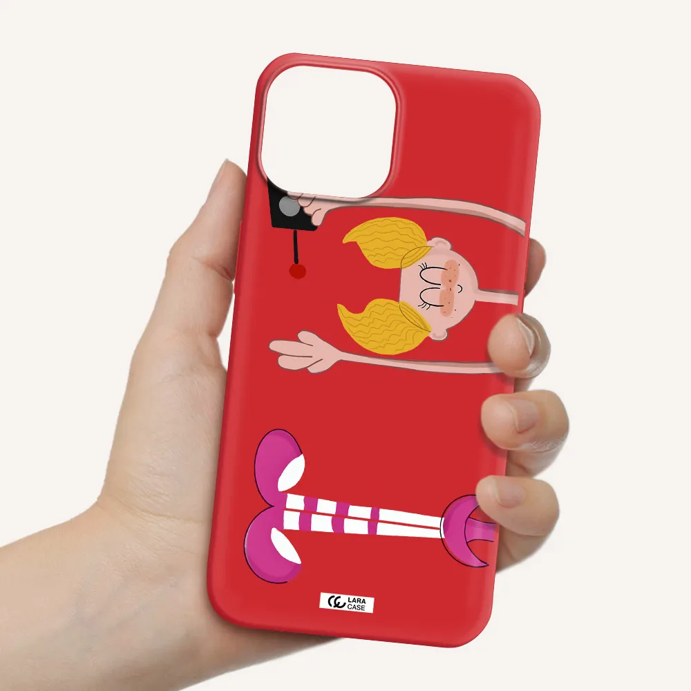 Dee Dee Apple iPhone 13 mini Silicone Imperial Red Case