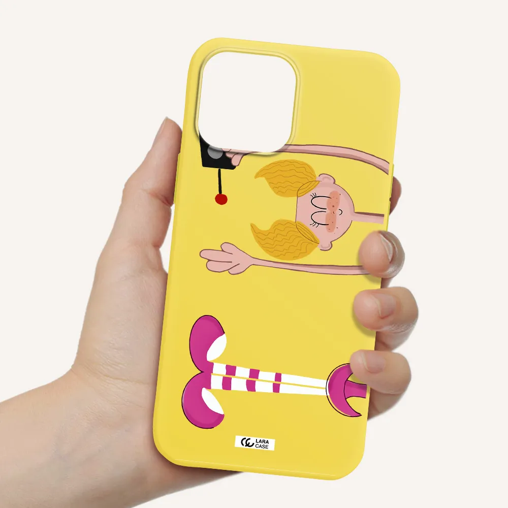Dee Dee Apple iPhone 13 Pro Max Silicone canary yellow Case