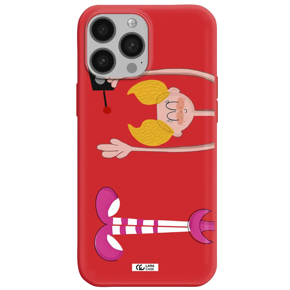 Dee Dee Apple iPhone 13 Pro Max Silicone Imperial Red Case