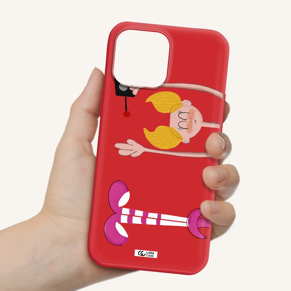 Dee Dee Apple iPhone 13 Pro Max Silicone Imperial Red Case