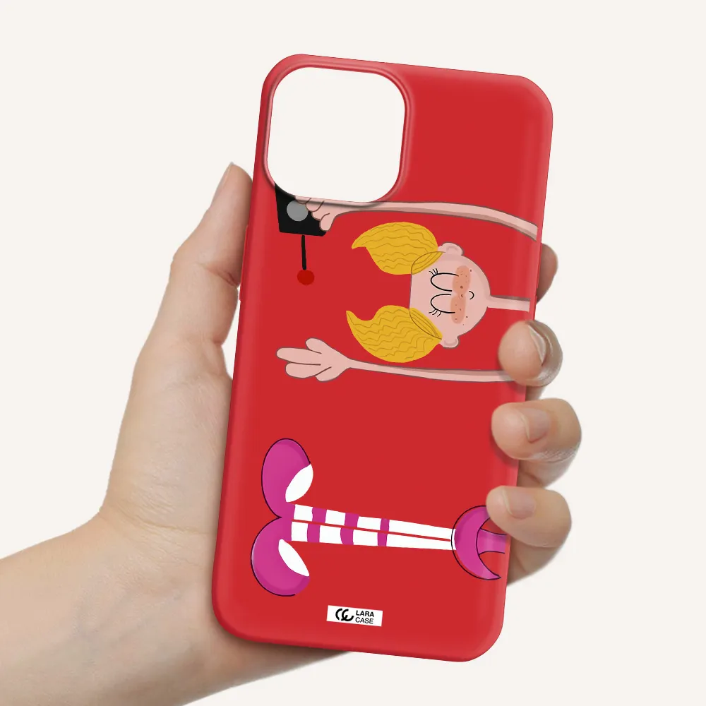 Dee Dee Apple iPhone 13 Silicone Imperial Red Case