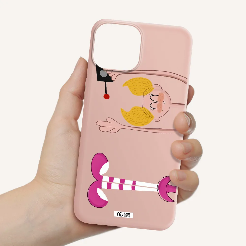 Dee Dee Apple iPhone 13 Silicone pastel pink Case