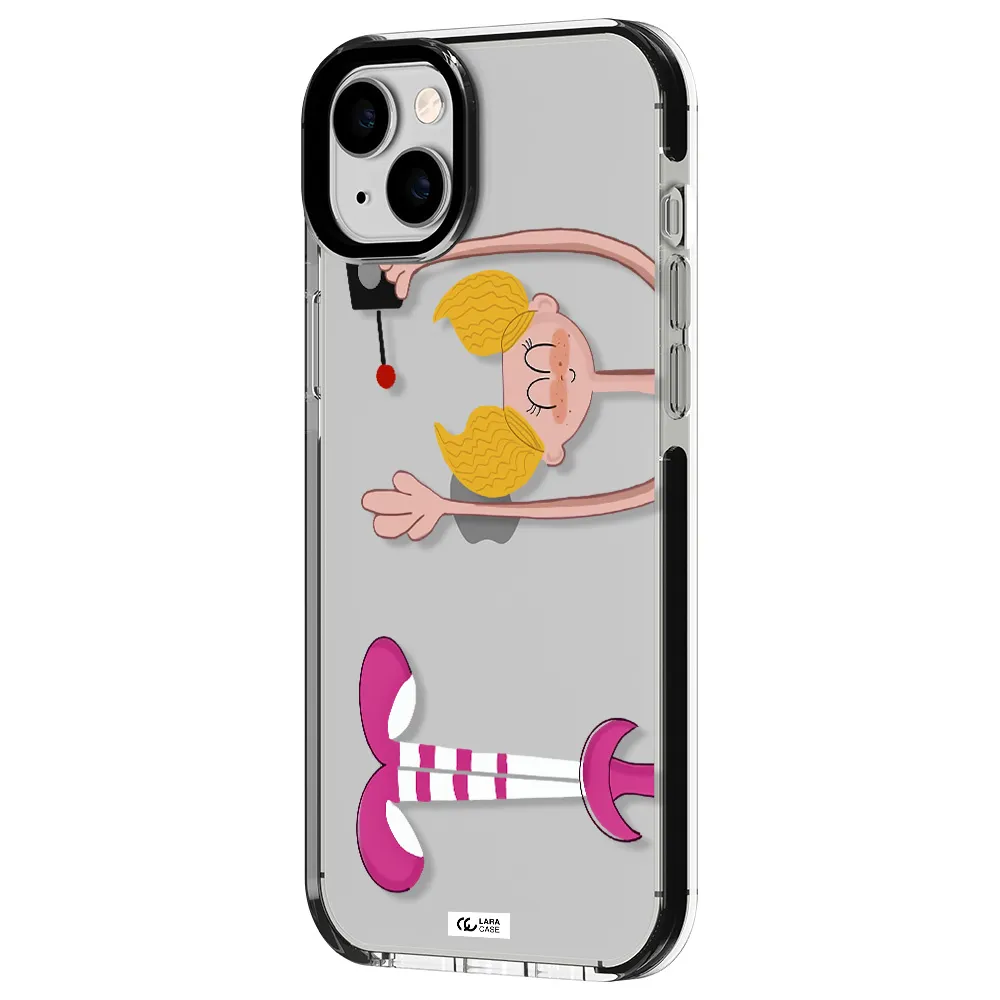 Dee Dee Apple iPhone 14 plus impact black border Case