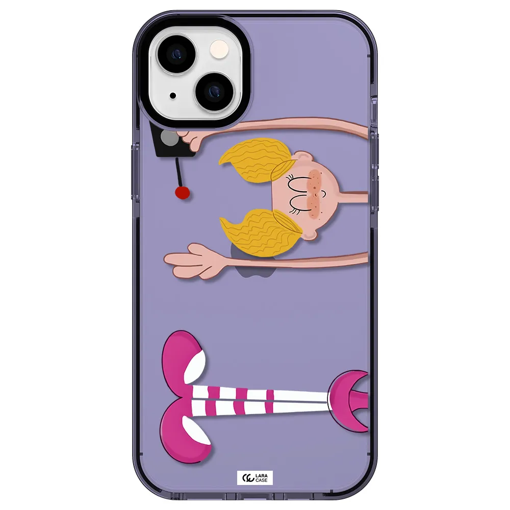 Dee Dee Apple iPhone 14 plus impact Lilac Case