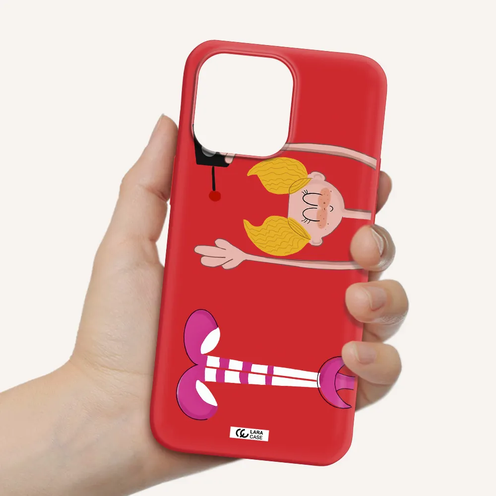 Dee Dee Apple iPhone 14 pro Silicone Imperial Red Case