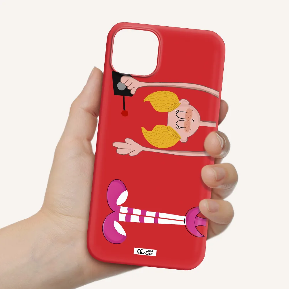 Dee Dee Apple iPhone 14 Silicone Imperial Red Case