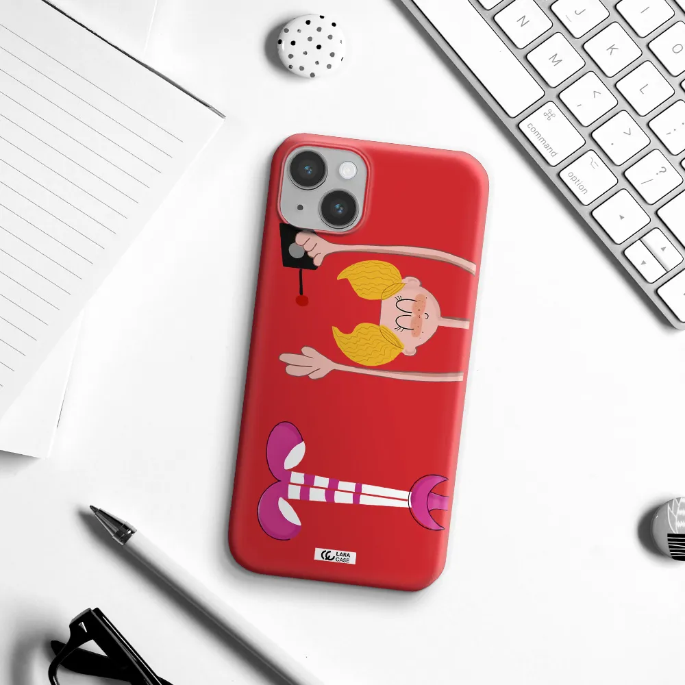 Dee Dee Apple iPhone 14 Silicone Imperial Red Case