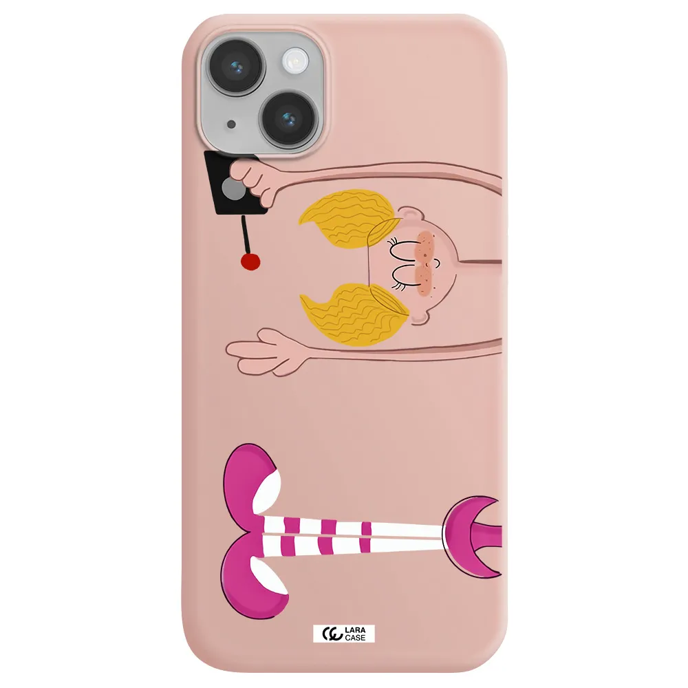 Dee Dee Apple iPhone 14 Silicone pastel pink Case