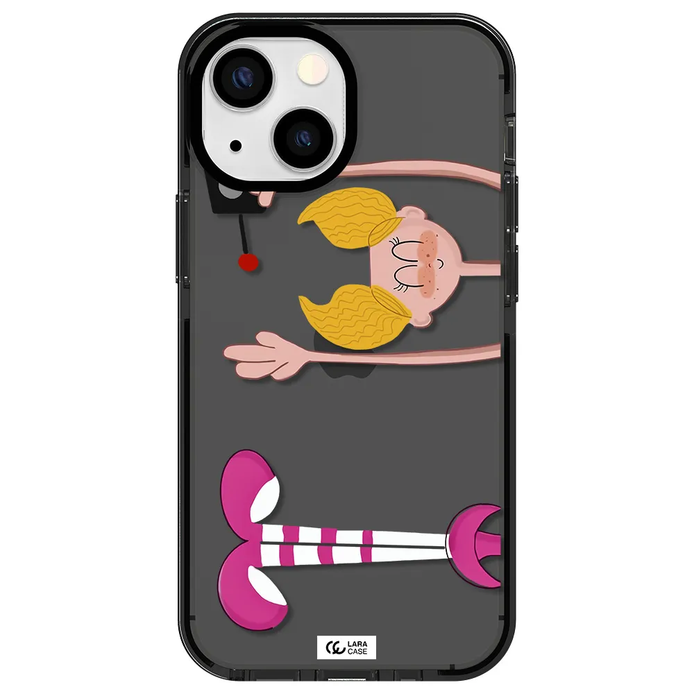 Dee Dee Apple iPhone 15 impact Smoke Black Case