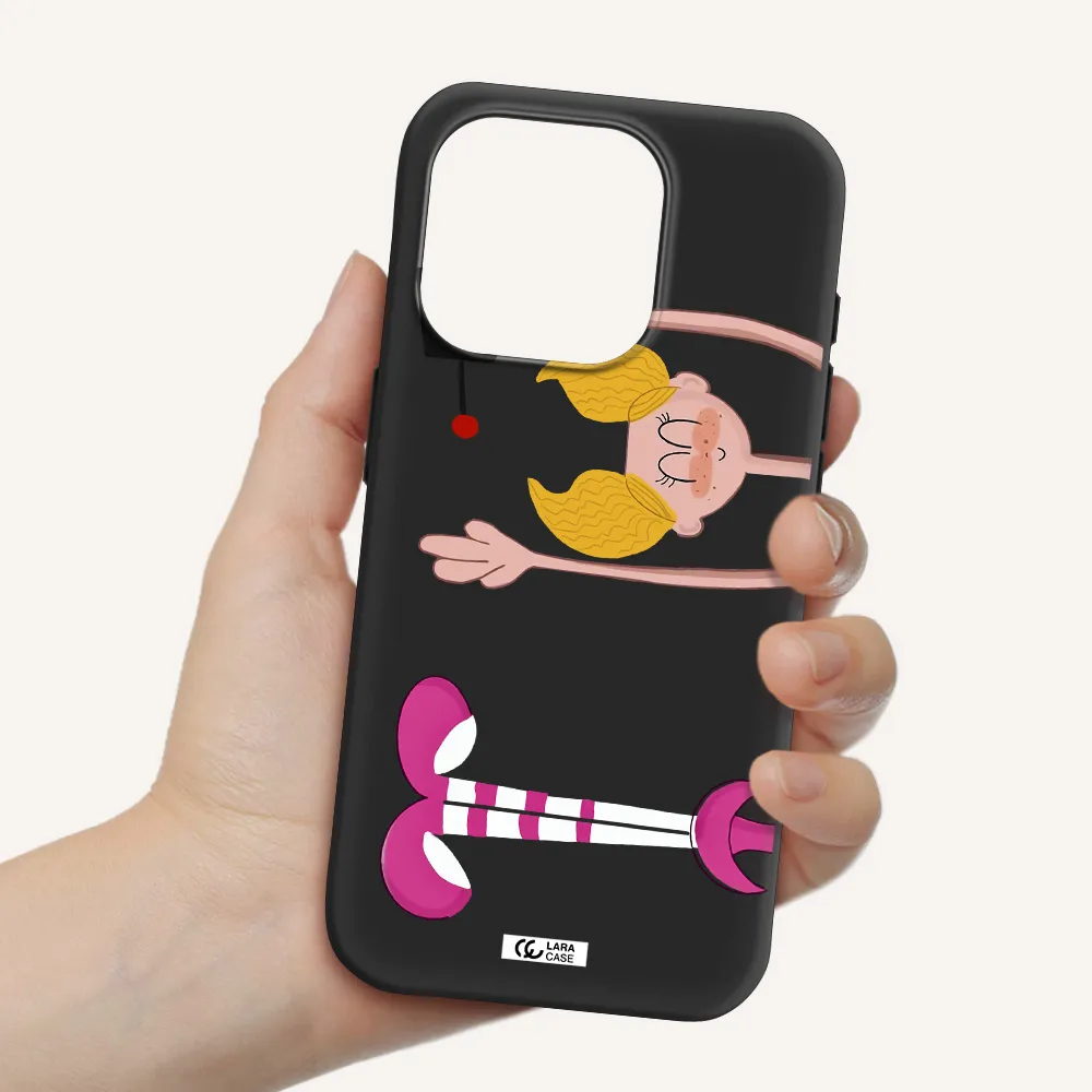 Dee Dee Apple Iphone 15 Pro Silicone Black Case