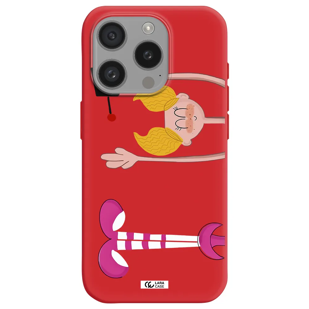 Dee Dee Apple Iphone 15 Pro Silicone Imperial Red Case