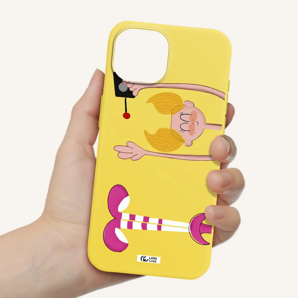 Dee Dee Apple iPhone 15 Silicone canary yellow Case