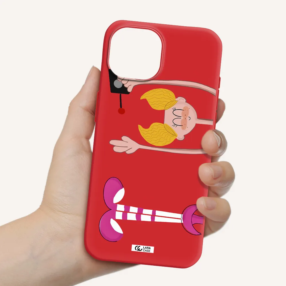 Dee Dee Apple Iphone 15 Silicone Imperial Red Case