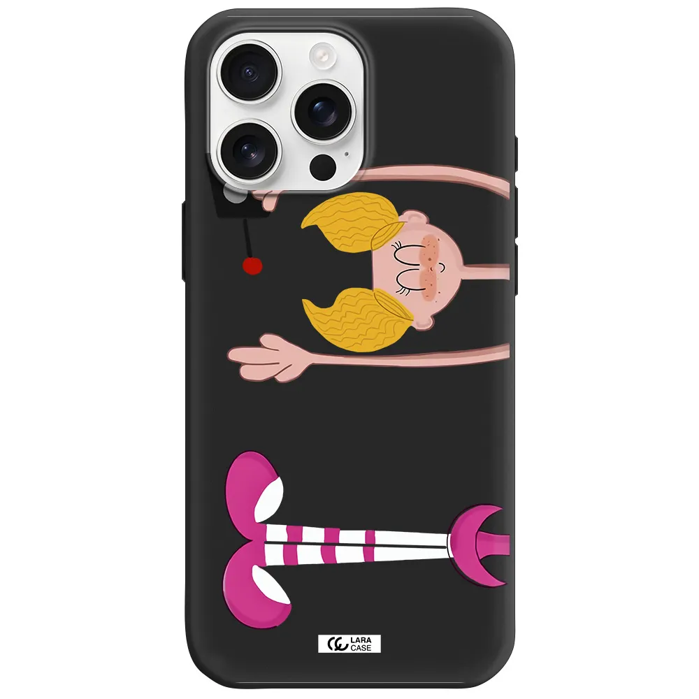 Dee Dee Apple Iphone 16 Pro Max Silicone Black Case