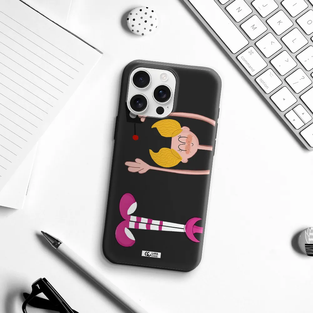 Dee Dee Apple Iphone 16 Pro Max Silicone Black Case
