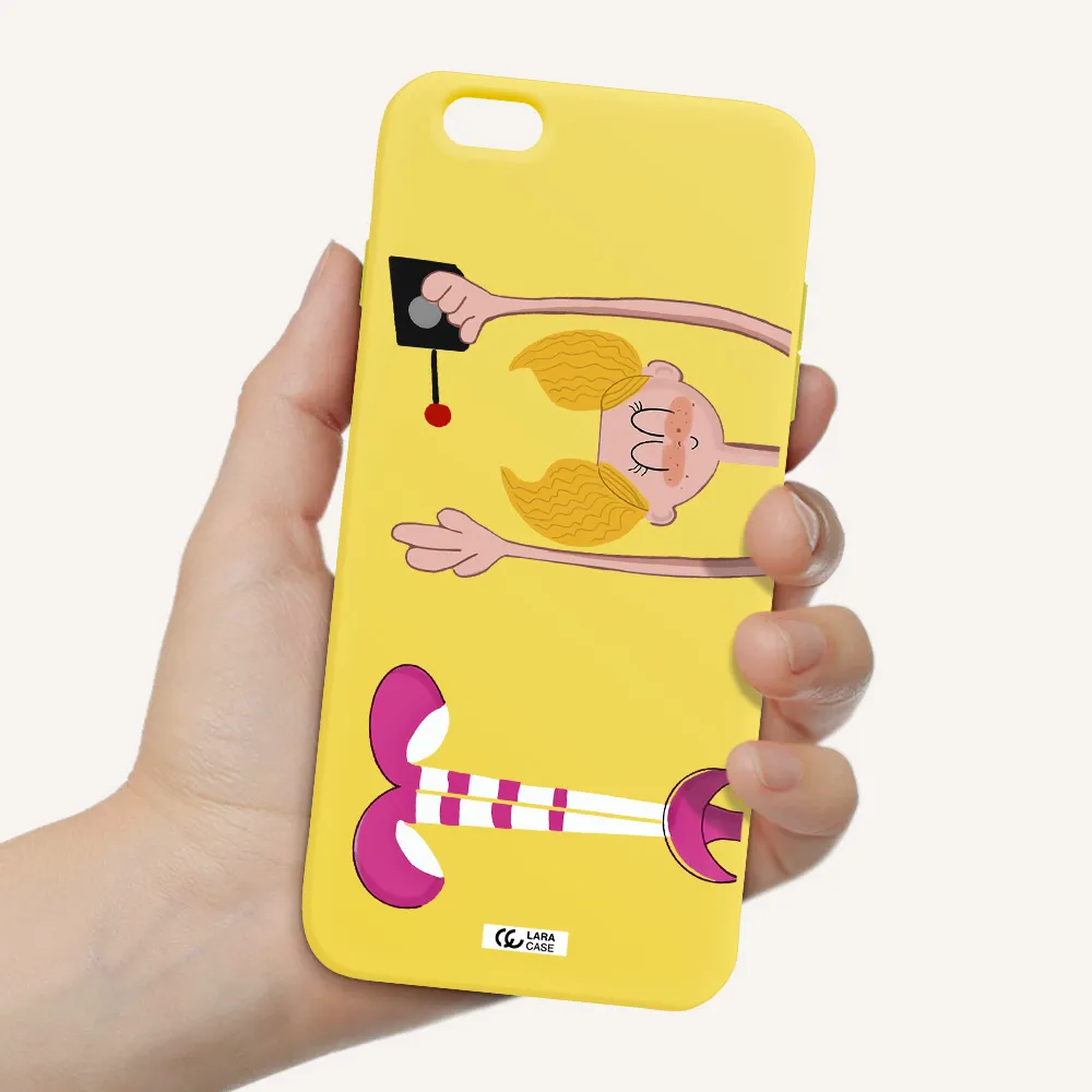 Dee Dee Apple iPhone 6 plus Silicone canary yellow Case