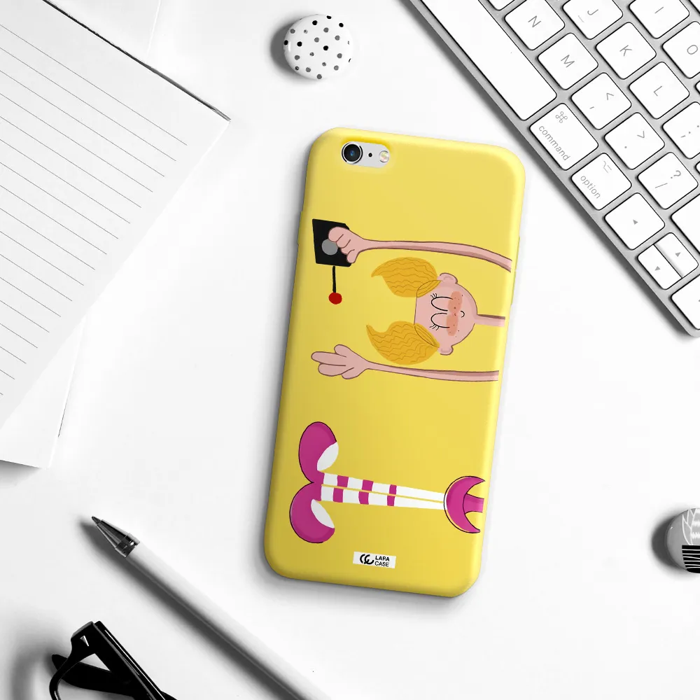 Dee Dee Apple iPhone 6 plus Silicone canary yellow Case