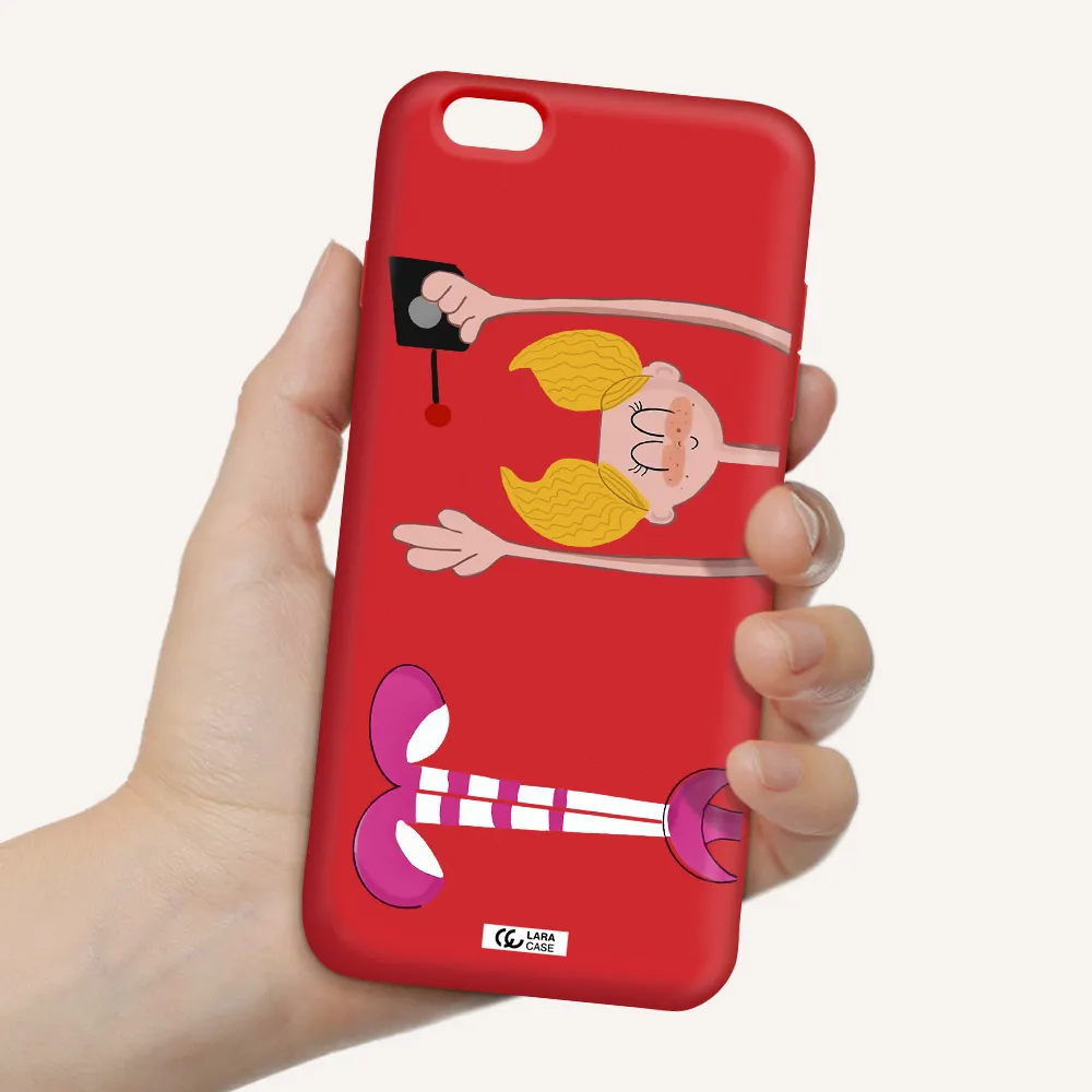 Dee Dee Apple iPhone 6 plus Silicone Imperial Red Case