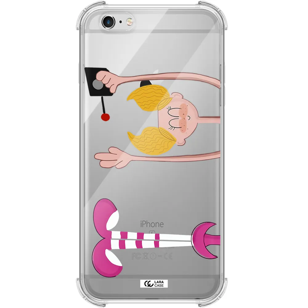 Dee Dee Apple iPhone 6 s plus Clear PC Case