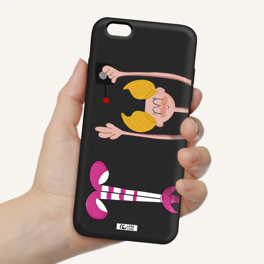 Dee Dee Apple iPhone 6 s plus Silicone black Case