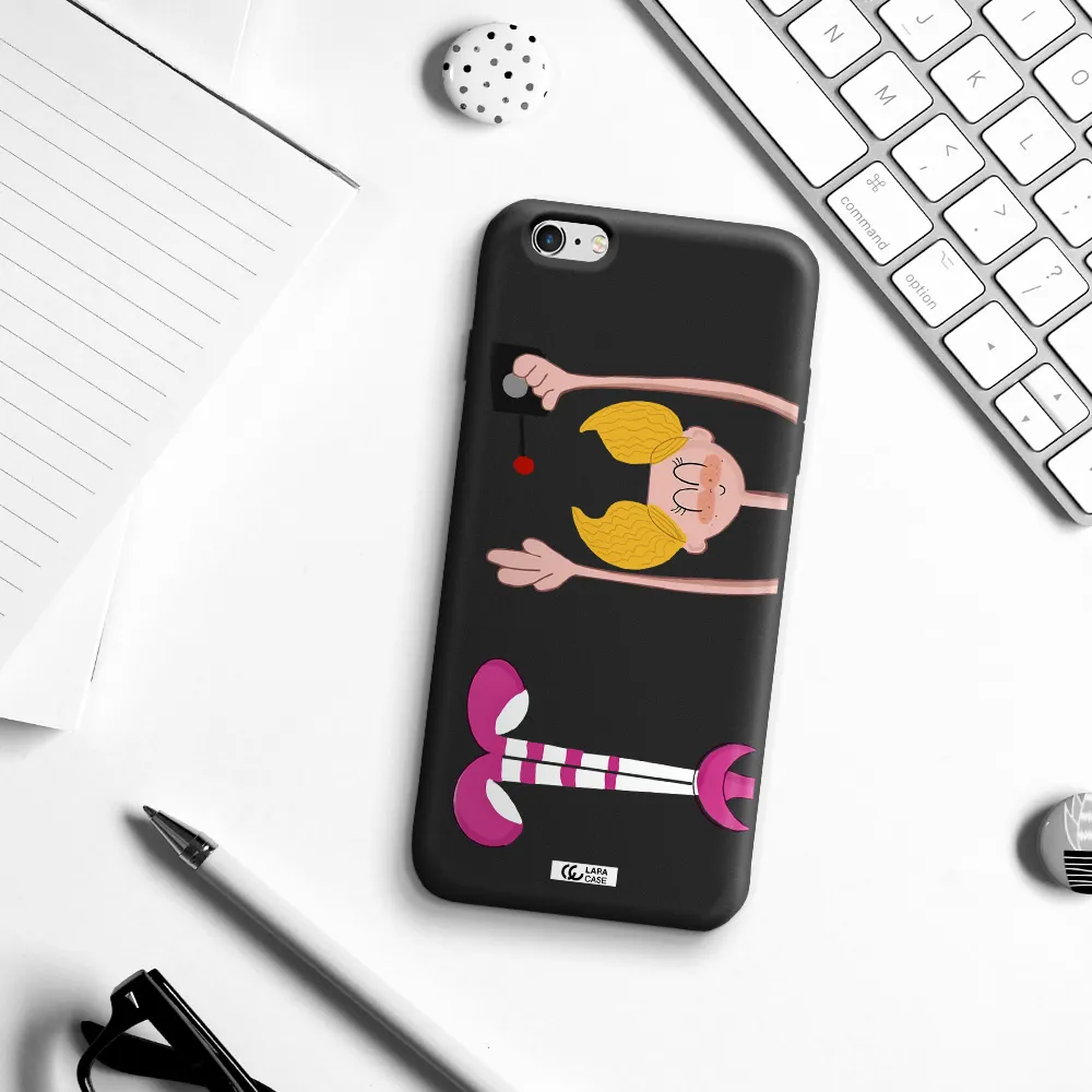 Dee Dee Apple iPhone 6 s plus Silicone black Case