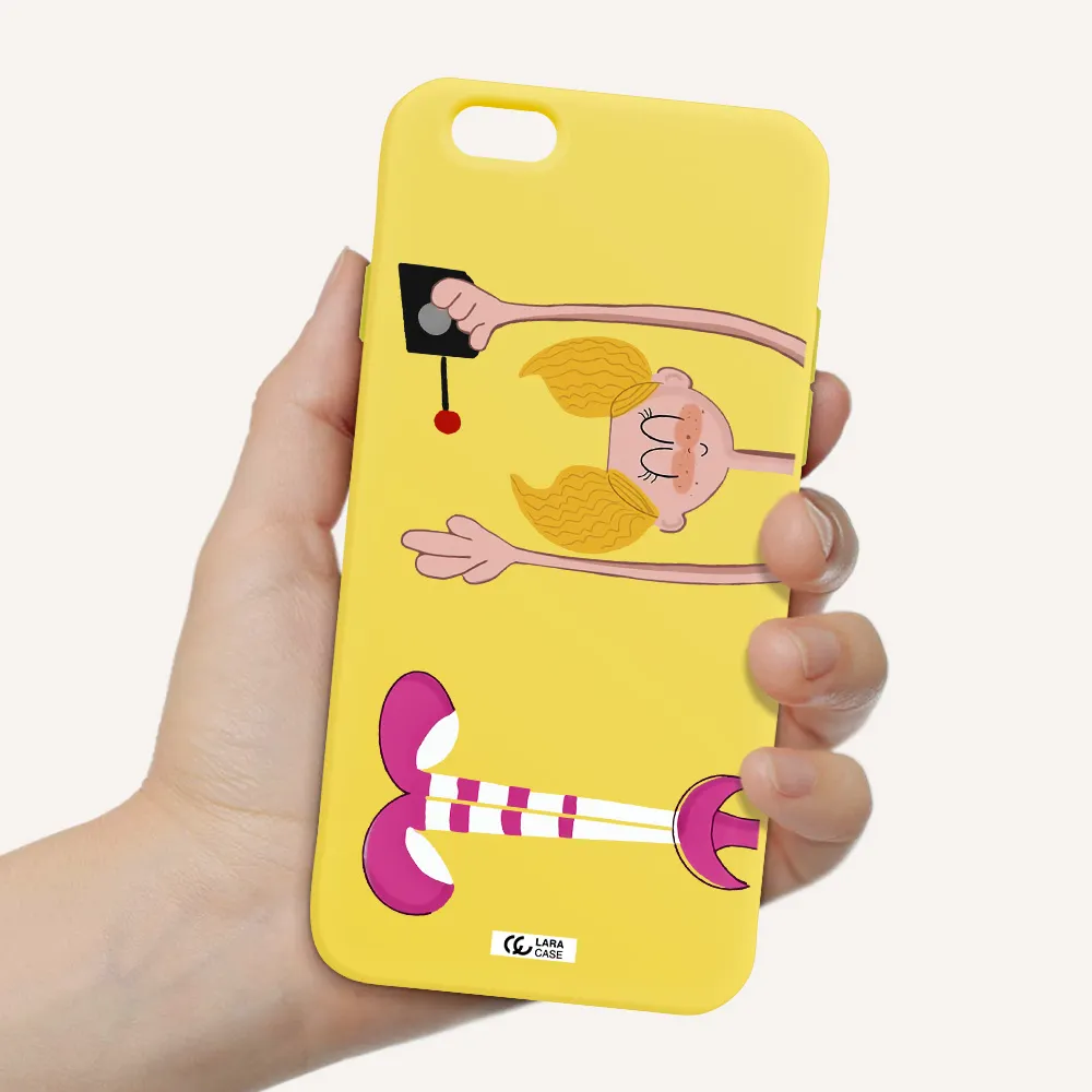 Dee Dee Apple iPhone 6 Silicone canary yellow Case
