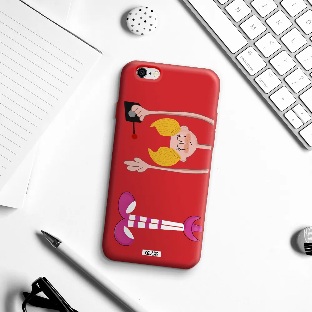 Dee Dee Apple iPhone 6 Silicone Imperial Red Case