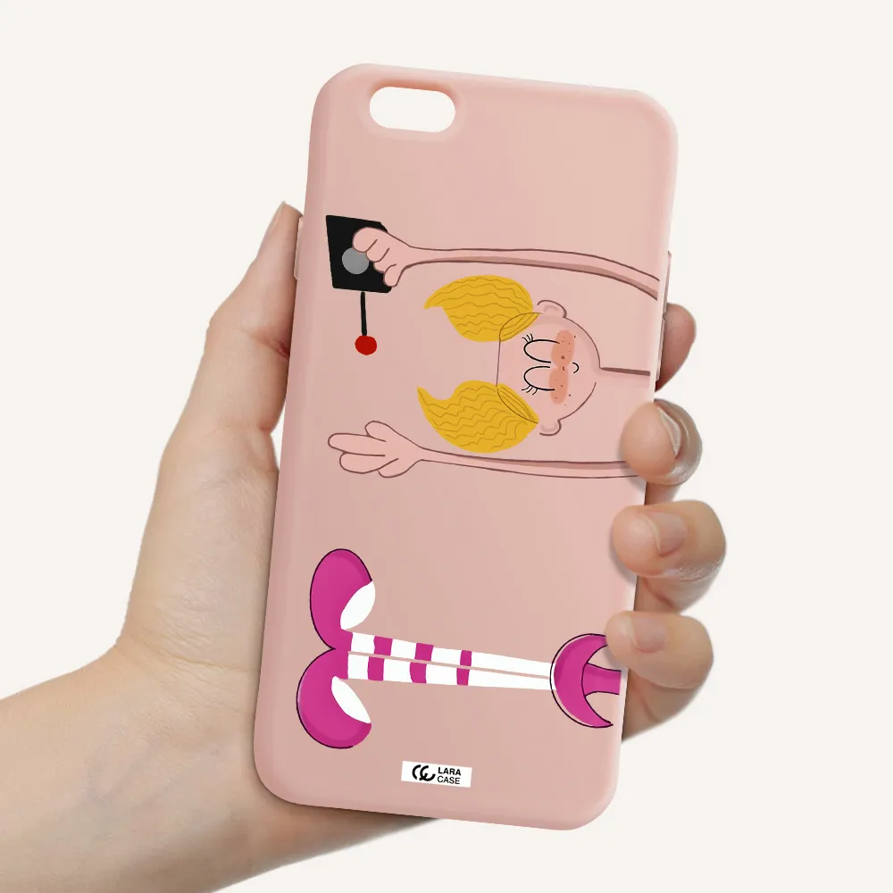 Dee Dee Apple iPhone 6 Silicone pastel pink Case