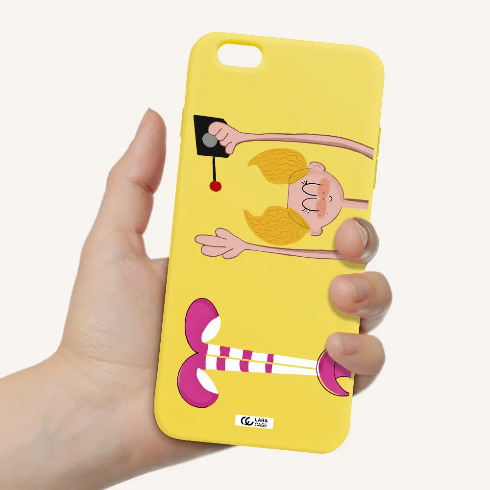 Dee Dee Apple iPhone 6S Silicone canary yellow Case