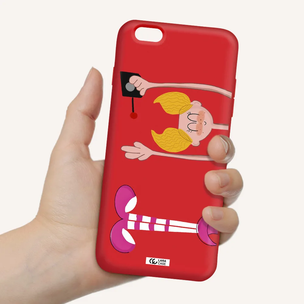 Dee Dee Apple iPhone 6S Silicone Imperial Red Case