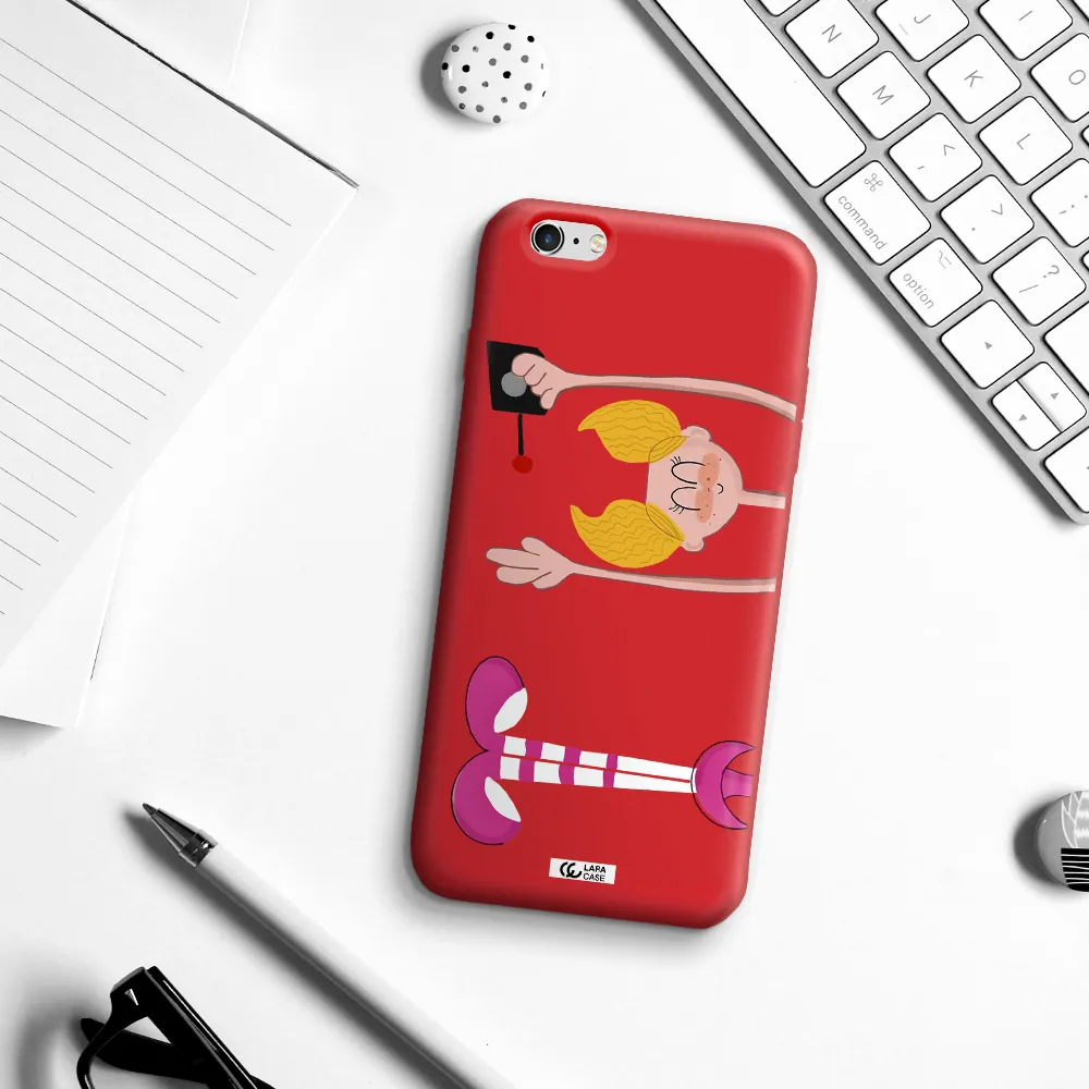 Dee Dee Apple iPhone 6S Silicone Imperial Red Case