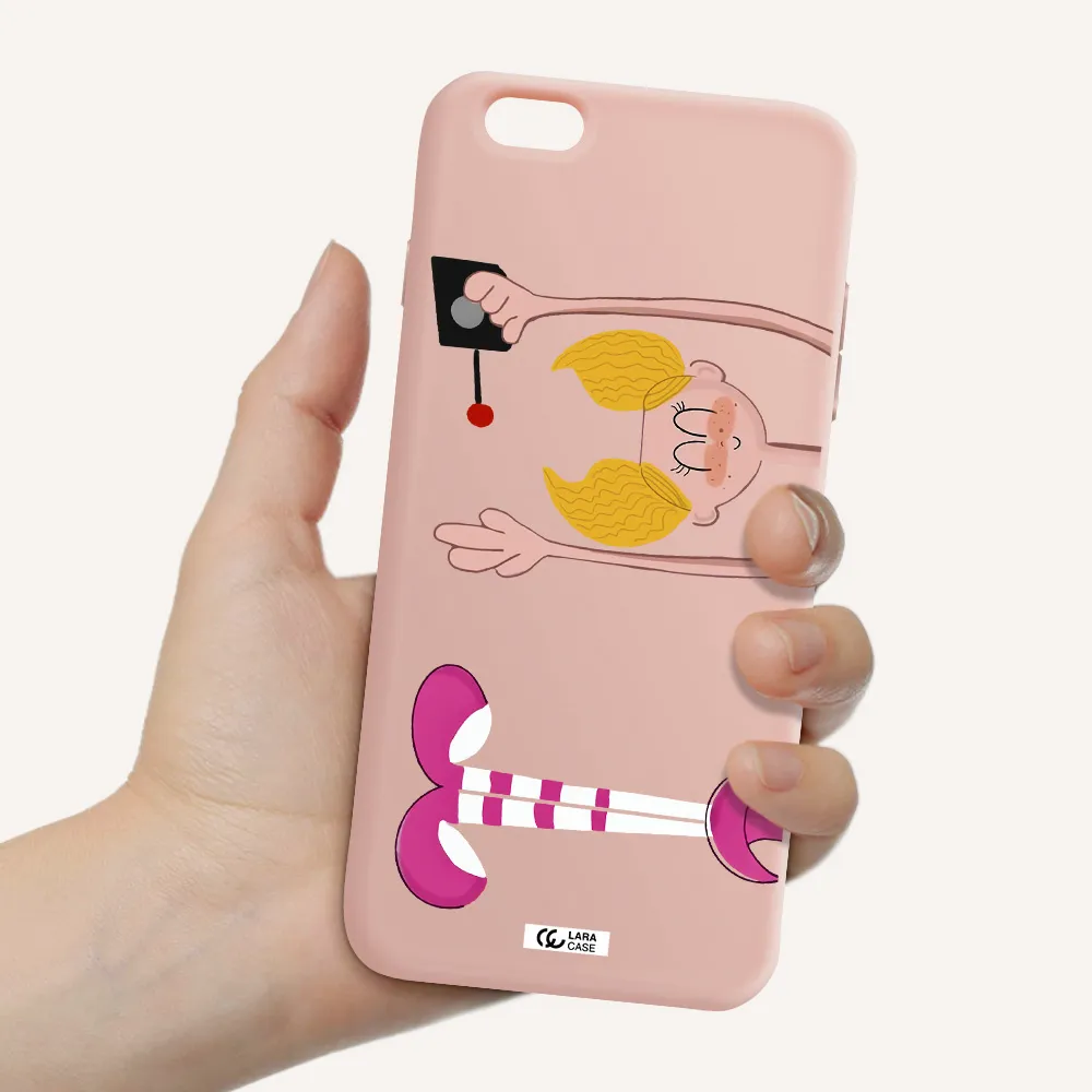 Dee Dee Apple iPhone 6S Silicone pastel pink Case