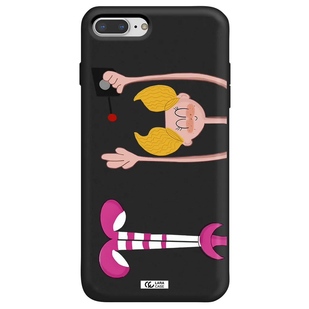 Dee Dee Apple iPhone 8 plus Silicone black Case