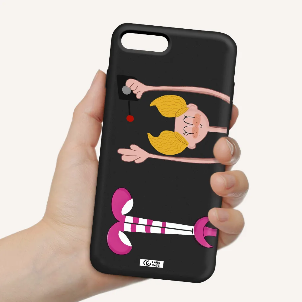 Dee Dee Apple iPhone 8 plus Silicone black Case