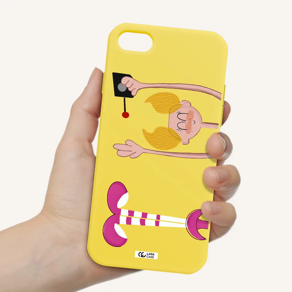 Dee Dee Apple iPhone 8 Silicone canary yellow Case