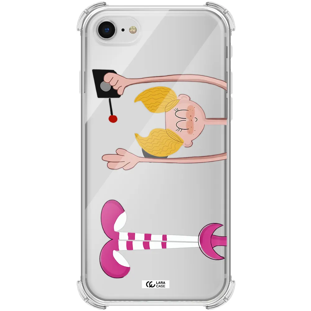 Dee Dee Apple iPhone se 2020 Clear PC Case