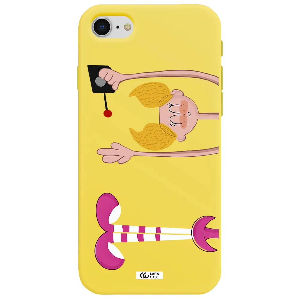 Dee Dee Apple iPhone se 2020 Silicone canary yellow Case