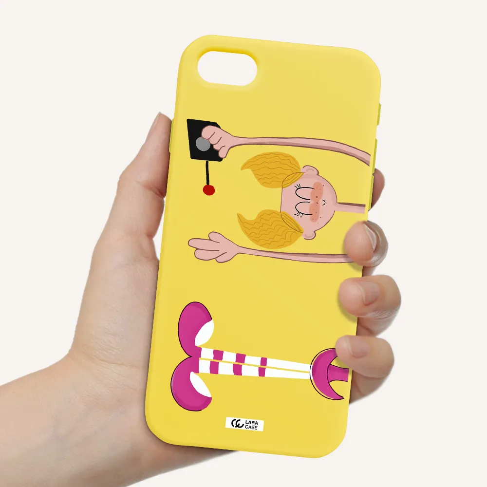 Dee Dee Apple iPhone se 2020 Silicone canary yellow Case