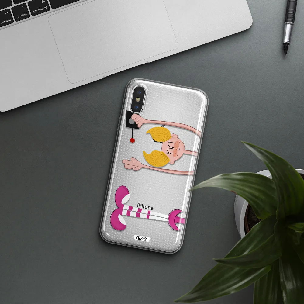 Dee Dee Apple iPhone X Clear TPU Case