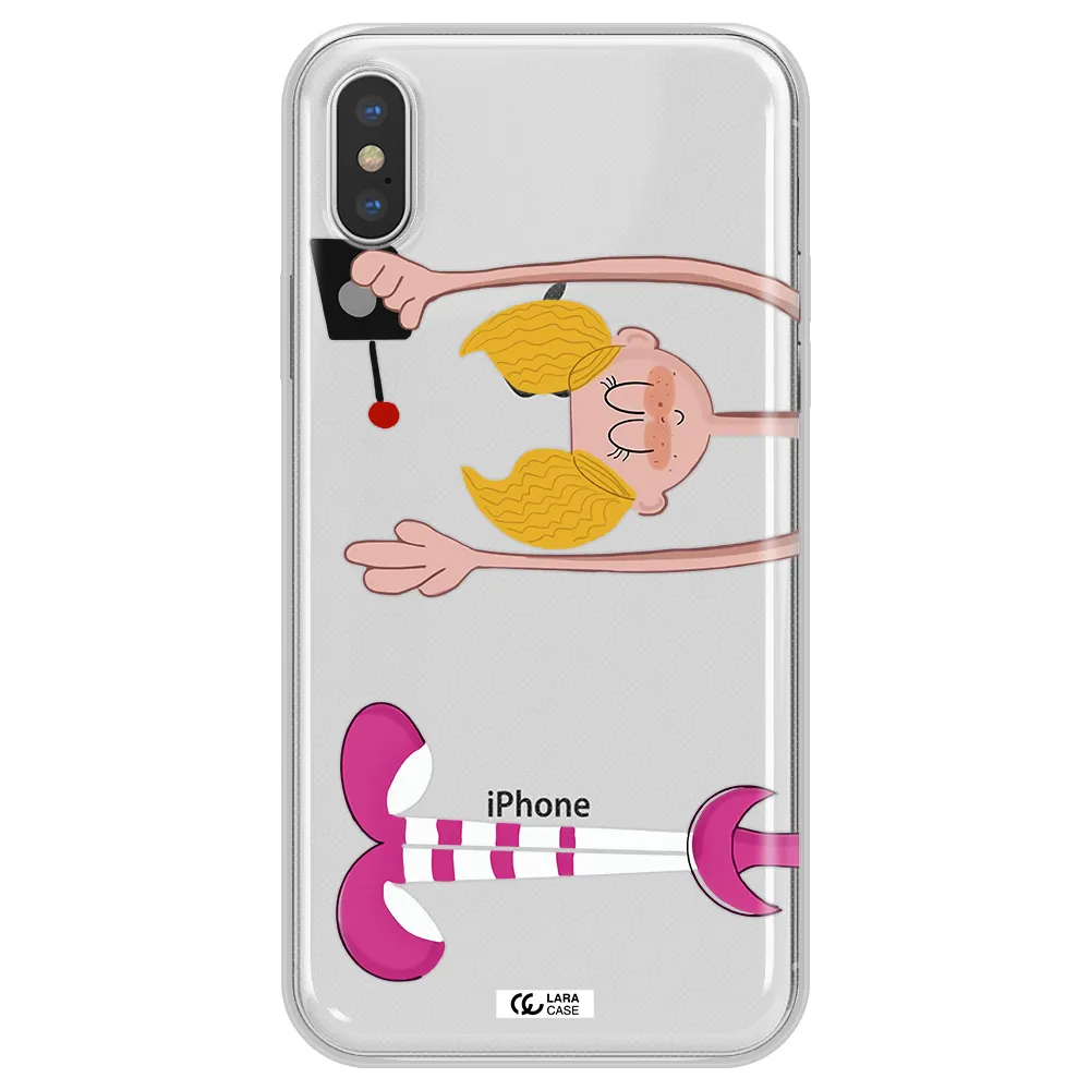Dee Dee Apple iPhone XS Clear TPU Case