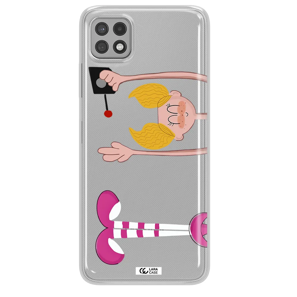 Dee Dee Samsung A22 5g Clear TPU Case