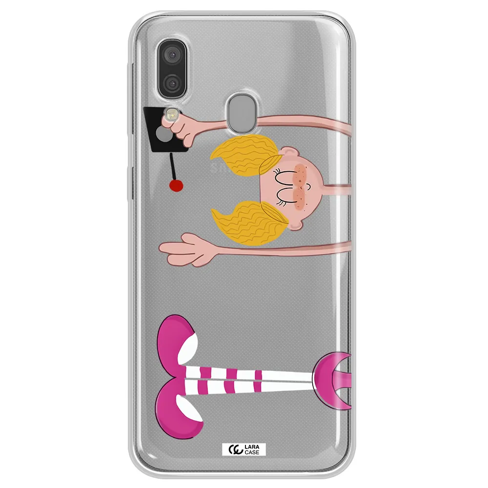 Dee Dee Samsung A40 Clear TPU Case