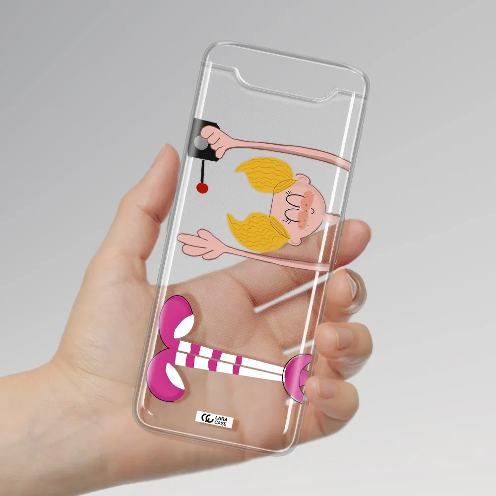 Dee Dee Samsung A80 Clear TPU Case