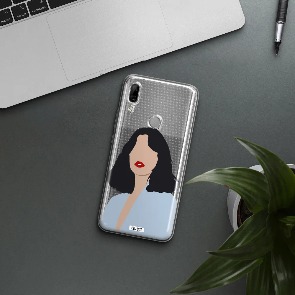 Minimalist Girl Portrait Huawei P Smart Z Clear TPU Case