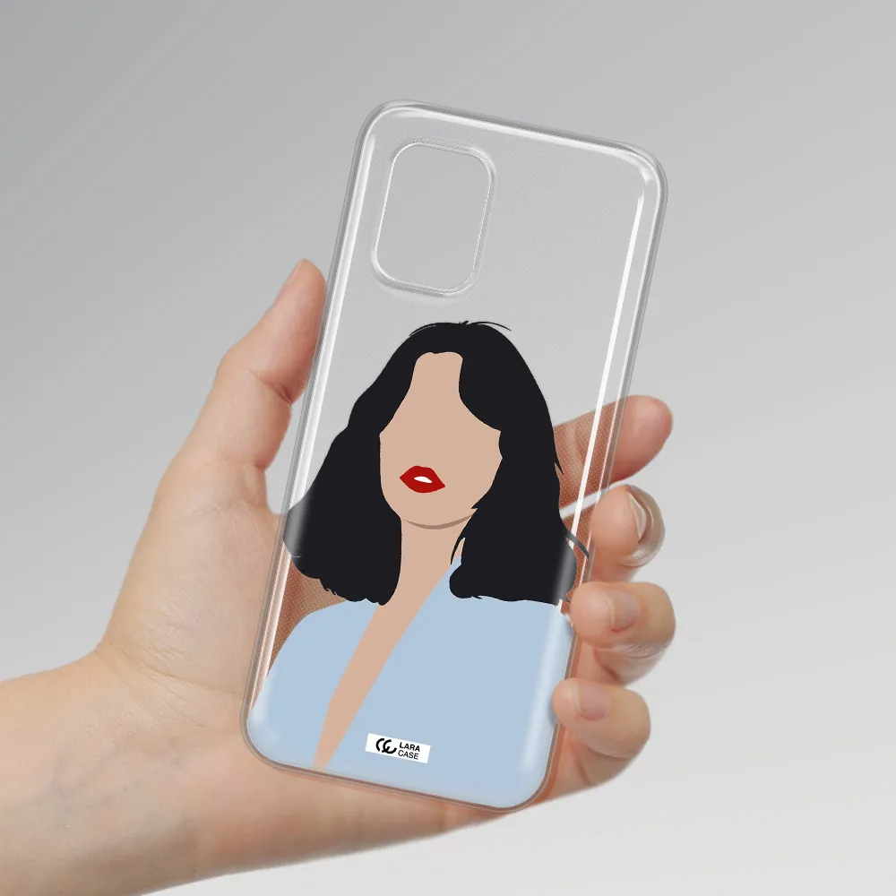 Minimalist Girl Portrait Xiaomi Mi 10 Lite Clear TPU Case