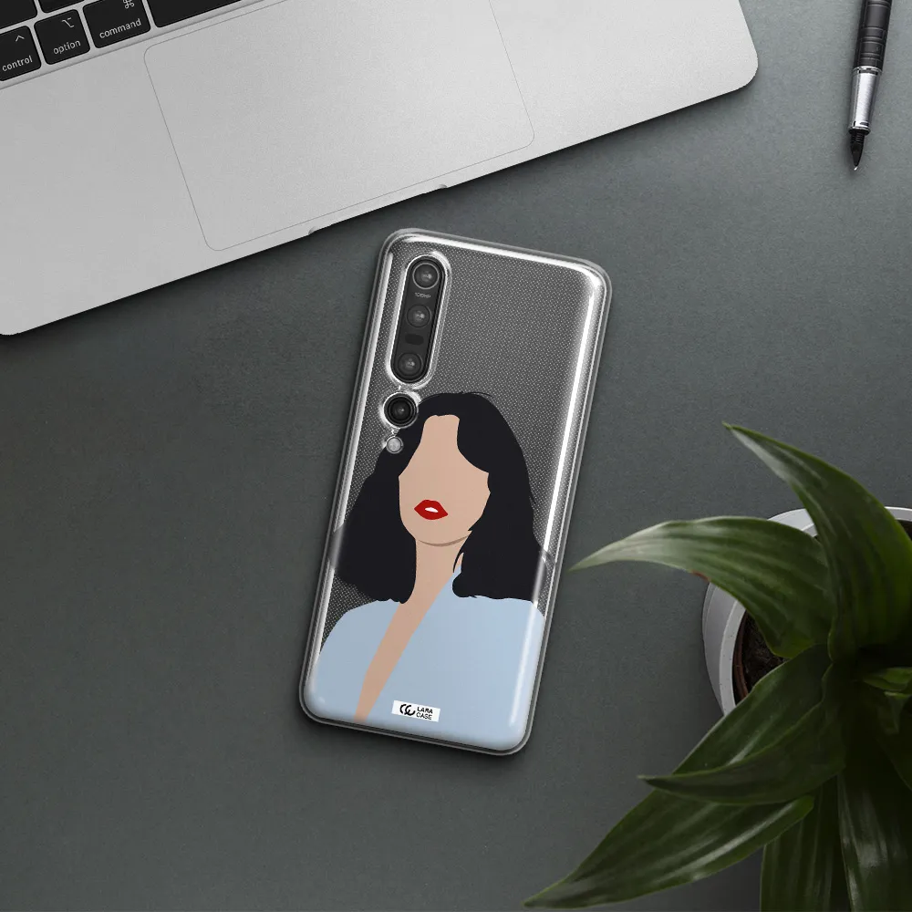 Minimalist Girl Portrait Xiaomi Mi 10 Pro Clear TPU Case
